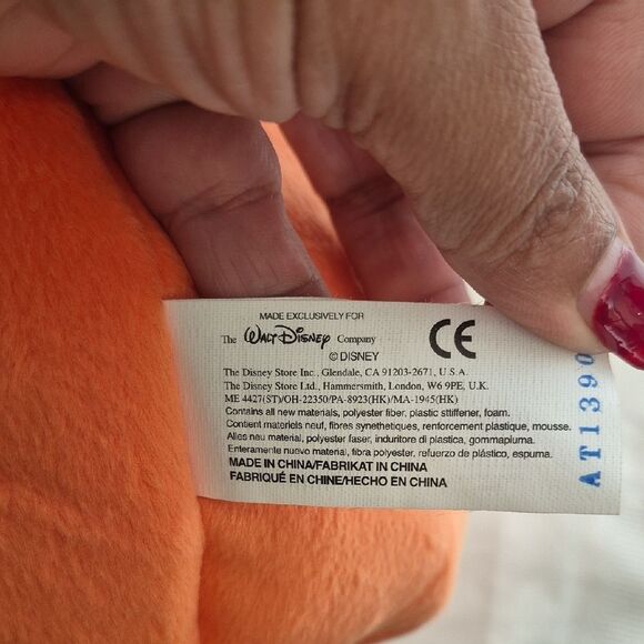 Disney Winnie The Pooh Halloween Candy Pumpkin Basket with Bear - Orange - Picture 2 of 16